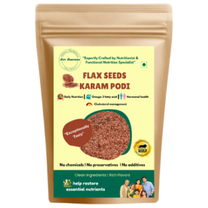 "Flax Seeds Karam Podi | Flax seeds Spice Mix Powder" - diet dharmaa - 100 GM