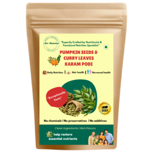 "Pumpkin Seeds & Curry Leaves Karam Podi" - diet dharmaa - 100 GM