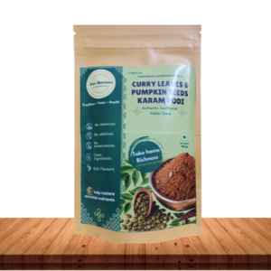 "Curry Leaves & Pumpkin seeds Karam Podi " - diet dharmaa - 100 GM