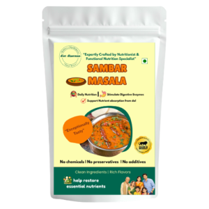 "Sambar Masala Powder | Authentic Spice Blend" - diet dharmaa - 75 GM