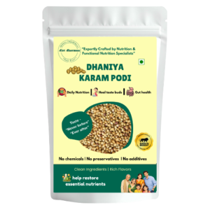 "Dhaniya Karam Podi | Coriander Spice Mix Powder" - diet dharmaa - 100 GM
