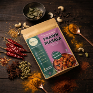 Diet Dharmaa Prawn Masala authentic Indian spice blend for prawn curry, prawn fry and shrimp recipes