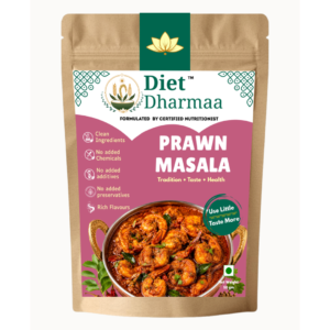Prawn Masala | Authentic Indian Spice Blend for Prawn Curry, Prawn Fry & Seafood Recipes | Diet Dharmaa - 50g